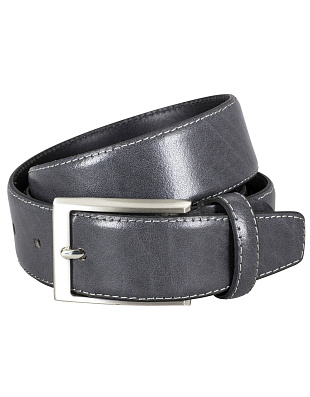 Классический ремень Lindenmann с отстрочкой, длинный от 120 см мужские | купить в интернет-магазине Olymp-Men