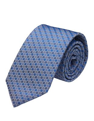 Галстук удлиненный Bernd Hennes c геометрическим рисунком, 8,5 см | купить в интернет-магазине Olymp-Men