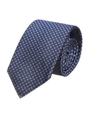 Галстук удлиненный Bernd Hennes в горох, 8,5 см | купить в интернет-магазине Olymp-Men