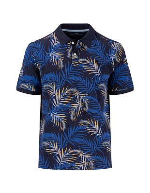 Поло мужское с цветочным принтом Fynch-Hatton | купить в интернет-магазине Olymp-Men