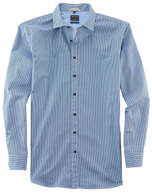 Рубашка мужская с мелким рисунком OLYMP Casual | купить в интернет-магазине Olymp-Men
