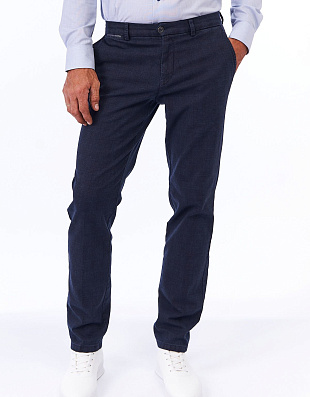 Брюки мужские в клетку w.Wegener, зауженные без защипов, мод.Conti | купить в интернет-магазине Olymp-Men