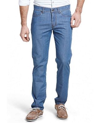 Джинсы мужские голубые w.Wegener | купить в интернет-магазине Olymp-Men