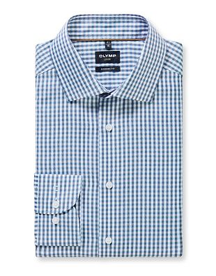 Рубашка в клетку OLYMP Luxor полуприлегающая | купить в интернет-магазине Olymp-Men