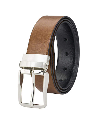 Ремень Lindenmann двухсторонний с реверсивной пряжкой мужские | купить в интернет-магазине Olymp-Men