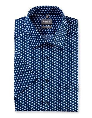 Рубашка мужская с коротким руквом OLYMP Luxor, прямая