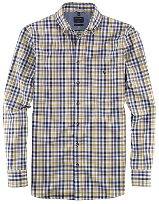 Рубашка мужская в клетку OLYMP Casual, modern fit | купить в интернет-магазине Olymp-Men
