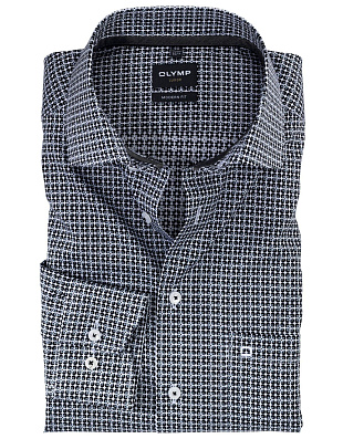 Рубашка мужская с принтом OLYMP Luxor, modern fit | купить в интернет-магазине Olymp-Men