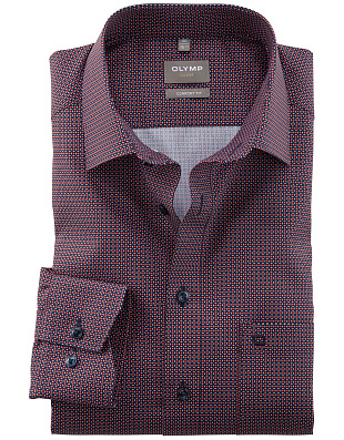 Рубашка мужская классическая OLYMP Luxor, прямой крой | купить в интернет-магазине Olymp-Men