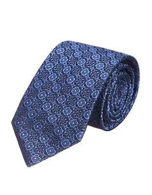 Галстук удлиненный Bernd Hennes с орнаментом, 8,5 см | купить в интернет-магазине Olymp-Men