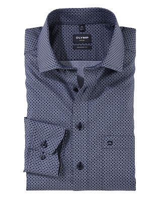 Рубашка мужская с принтом OLYMP Luxor, modern fit | купить в интернет-магазине Olymp-Men