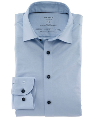 Трикотажная рубашка OLYMP 24-7, body fit | купить в интернет-магазине Olymp-Men