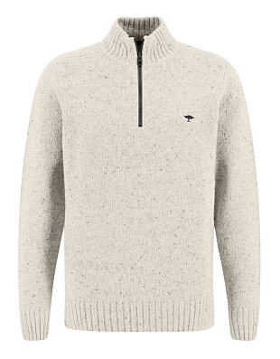 Свитер вязаный мужской Fynch-Hatton воротник на молнии | купить в интернет-магазине Olymp-Men