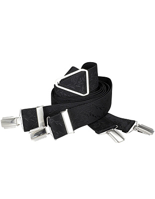 Подтяжки чёрные мужские с рисунком, Х-форма | купить в интернет-магазине Olymp-Men