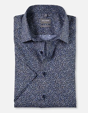 Рубашка мужская с принтом OLYMP Luxor, прямой крой