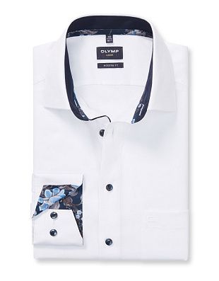 Рубашка мужская классическая OLYMP Luxor, modern fit на высокий рост | купить в интернет-магазине Olymp-Men