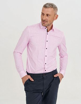 Рубашка мужская трикотажная OLYMP 24/7, body fit | купить в интернет-магазине Olymp-Men