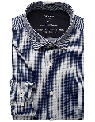 Трикотажная рубашка мужская Olymp 24/7, modern fit | купить в интернет-магазине Olymp-Men