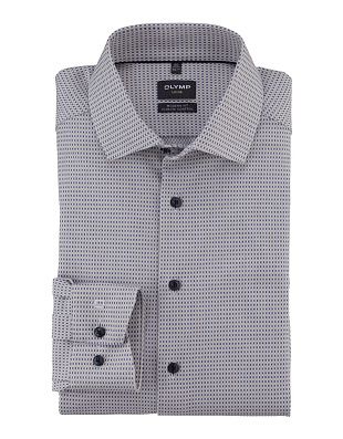 Рубашка с принтом OLYMP Luxor, климат-контроль, modern fit | купить в интернет-магазине Olymp-Men