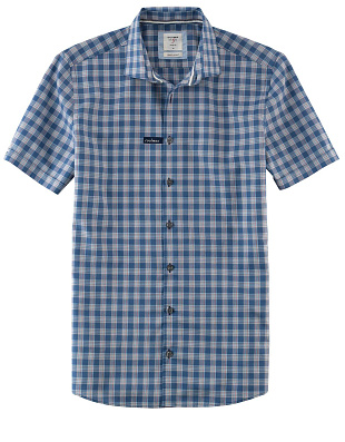 Рубашка в клетку Olymp Smart Casual, body fit