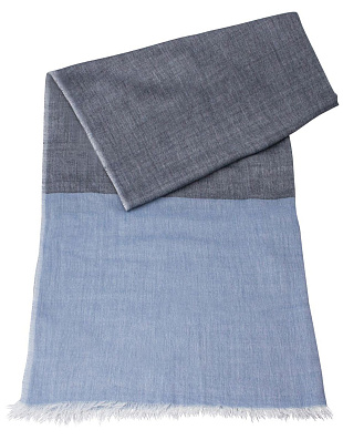 Шарф мужской Lindenmann серо-голубой | купить в интернет-магазине Olymp-Men