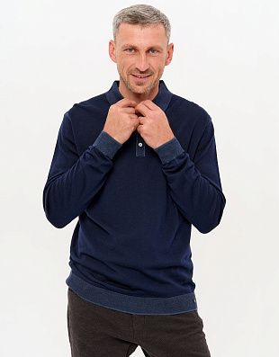 Поло с длинным рукавом Gratude на пуговицах | купить в интернет-магазине Olymp-Men