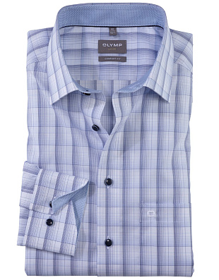 Рубашка мужская классическая OLYMP Luxor, прямой крой | купить в интернет-магазине Olymp-Men