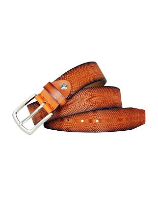 Ремень мужской Lindenmann с тиснением мужские | купить в интернет-магазине Olymp-Men