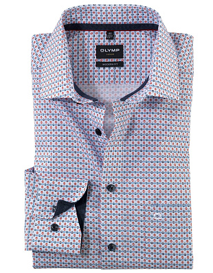 Рубашка мужская с принтом OLYMP Luxor, modern fit | купить в интернет-магазине Olymp-Men