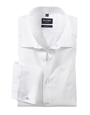 Сорочка белая мужская Olymp Luxor, modern fit
