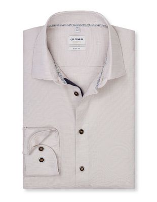 Рубашка с длинным рукавом Olymp, body fit на высокий рост | купить в интернет-магазине Olymp-Men
