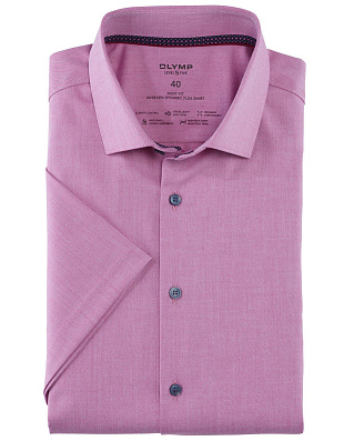 Рубашка мужская однотонная OLYMP 24/7, body fit