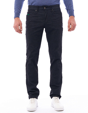 Брюки мужские тёплые синие Club Of Comfort, прямые | купить в интернет-магазине Olymp-Men