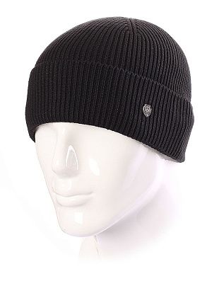 Шапка вязаная Tesoro чёрная | купить в интернет-магазине Olymp-Men