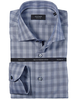 Классическая рубашка Signature в синюю клетку