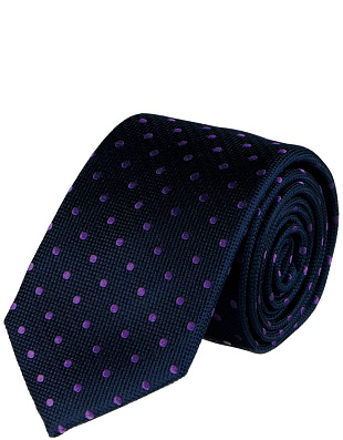 Галстук классический в горох Bernd Hennes, 7 см | купить в интернет-магазине Olymp-Men