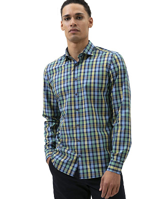 Рубашка мужская в клетку OLYMP, хлопковая | купить в интернет-магазине Olymp-Men