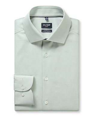 Сорочка зелёная климат-контроль OLYMP, modern fit на высокий рост | купить в интернет-магазине Olymp-Men