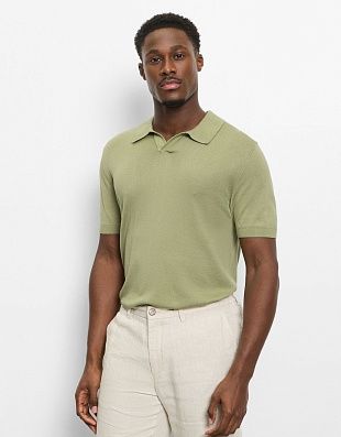 Поло мужское вязанное зелёное Olymp | купить в интернет-магазине Olymp-Men