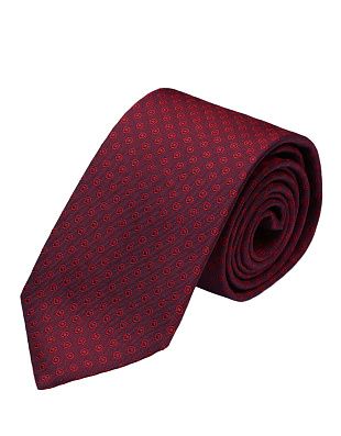 Галстук удлиненный Bernd Hennes, фактурный принт, 8,5 см | купить в интернет-магазине Olymp-Men