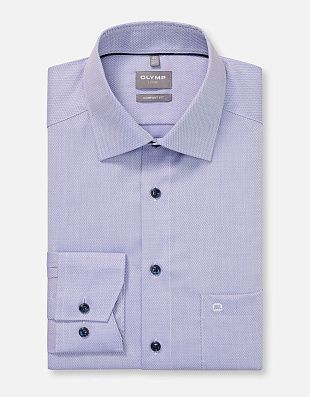 Рубашка мужская однотонная OLYMP Luxor, прямой крой | купить в интернет-магазине Olymp-Men