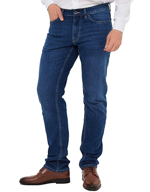 Джинсы голубые мужские Hattric, regular fit | купить в интернет-магазине Olymp-Men
