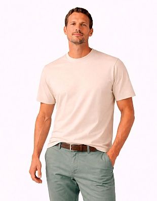 Футболка бежевая однотонная Roy Robson | купить в интернет-магазине Olymp-Men