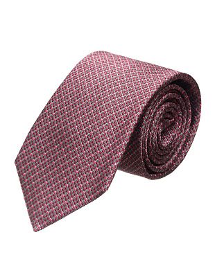 Галстук удлиненный Bernd Hennes, бордовый принт, 8,5 см | купить в интернет-магазине Olymp-Men