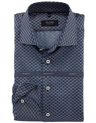 Рубашка классическая мужская Olymp Signature с принтом