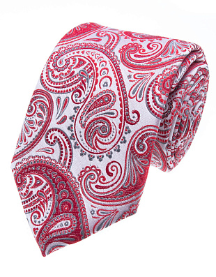 Галстук широкий с узором огурцы удлиненный Bernd Hennes, 8,5 см | купить в интернет-магазине Olymp-Men