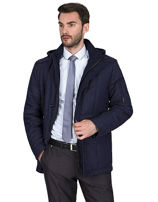 Куртка-пуховик стеганая BAZIONI с капюшоном | купить в интернет-магазине Olymp-Men Куртка-пуховик стеганая BAZIONI с капюшоном | купить в интернет-магазине Olymp-Men