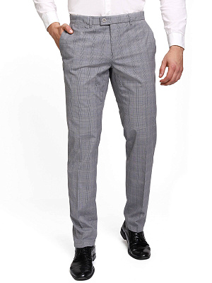 Брюки мужские Brax Fey зауженные в клетку | купить в интернет-магазине Olymp-Men