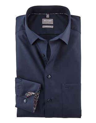 Рубашка мужская с длинным рукавом OLYMP Luxor, прямой крой | купить в интернет-магазине Olymp-Men