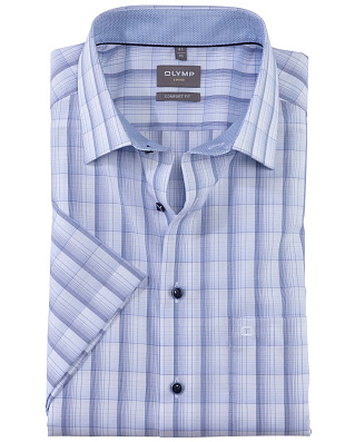 Рубашка мужская в клетку OLYMP Luxor, прямой крой